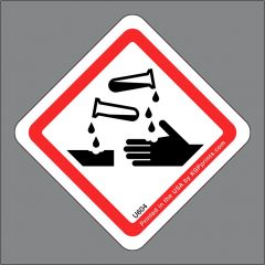 GHS Corrosion Hazard Label
