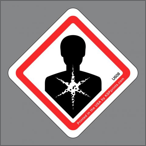 GHS Health Hazard Label