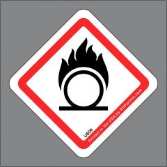 GHS Oxidizing Symbol Label