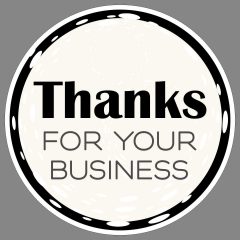 Thanks for your business vinyl floor graphics