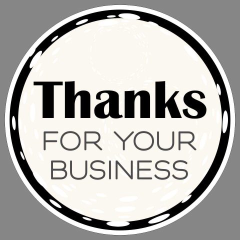 Thanks for your business vinyl floor graphics