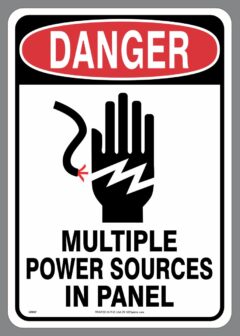 Multiple Power Sources decal