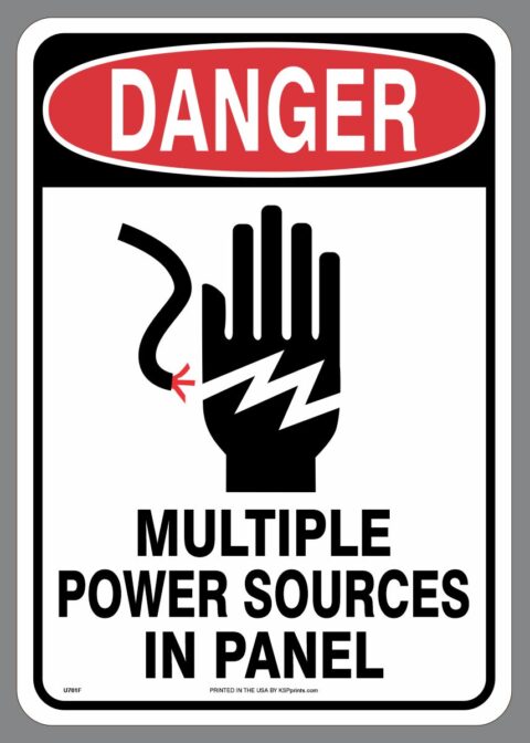 Multiple Power Sources decal