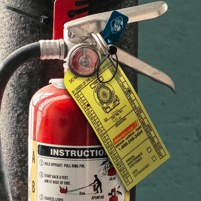 Plastic or Adhesive-Backed Vinyl Tags