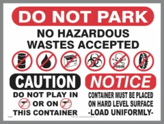 Vinyl All One Waste Sticker