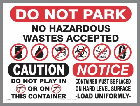 Vinyl All One Waste Sticker